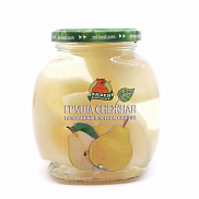 Груша Снежная Медведь Любимый половинки 580мл