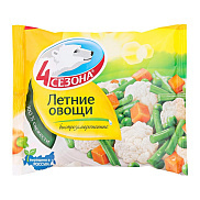 Смесь овощная 4 сезона Овощи летние 400г бысрозамороженные