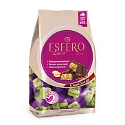 Конфеты Esfero Luxe 500г с арахисом в мягкой карамели какао-нуга/мягкая нуга