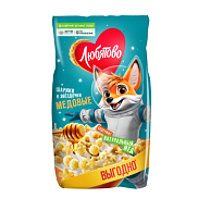 Готовый завтрак Любятово Шарики и звездочки 420г Медовые