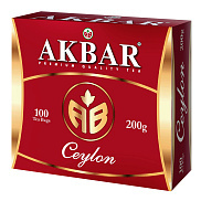 Чай черный Akbar Ceylon 100 пактиков по 2г
