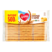 Крекер Любятово Янтарный 500г с сыром