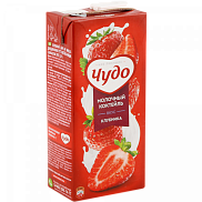 Молочный коктейль Чудо 2% 960г Клубника