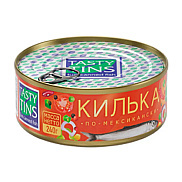 Килька Tasty Tins обжаренная в томатоном соусе по-мексикански 240г
