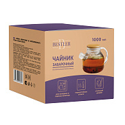 Чайник заварочный Bestler из боросиликатного стекла 1000мл