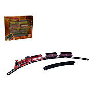 Железная дорога Паровоз свет звук путь 3,25м