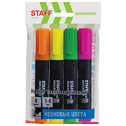 Набор текстовыделителей Staff College Stick 4шт линия 1-4мм
