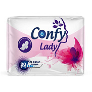 Прокладки гигиенические Confy Lady Eco Classic Normal 20шт с крылышками