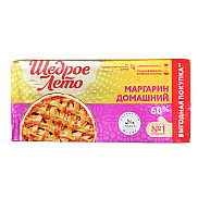 Маргарин Щедрое Лето Домашний 60% 500г