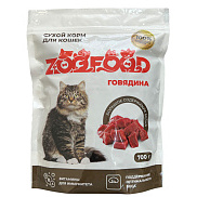 Корм для взрослых кошек и котов ZooFood 0,7кг говядина