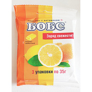 Ледененцы Бобс 105гр 3x35г медово лимонный с витамином С