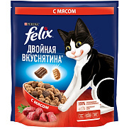 Корм для кошек Felix Двойная вкуснятина 600г Мясо