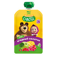 Пюре Маша и Медведь 85г Ягодный салатик