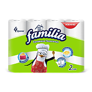 Полотенца бумажные Familia  классик 4 рулона