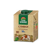 БЗМЖ Сливки Село Зеленое 10% 500г