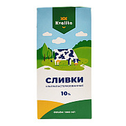 Сливки Kvalita 10% 1л