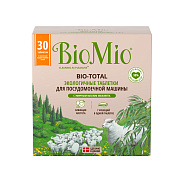 Таблетки для посудомоечных машин БиоМио с маслом эвкалипта 30шт