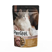 Корм для кошек Perfeel 75г мясное ассорти в соусе
