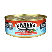 Килька Рыбная деревня в томатном соусе с овощным гарниром 240г