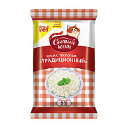 ЗМЖ Крем с творогом Сытый Кот Традиционный 9% 200г