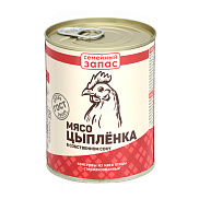 Мясо цыпленка Семейный бюджет в собственом соку 350г