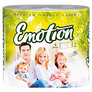Туалетная бумага Мягкий Знак Emotion 3 слоя 4 рулона белая