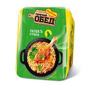 Лапша быстрого приготовления Роллтон 85г Горячий обед с курицей