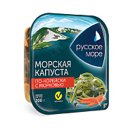 Морская капуста Русское море 200г маринованная по-корейски с морковью