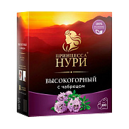 Чай черный Принцесса Нури 100 пакетиков по 1,8г Высокогорный с чабрецом