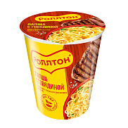 Лапша быстрого приготовления Роллтон 70г с говядиной