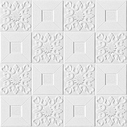 Самоклеящаяся стеновая 3D панель Квадратики/Кирпичики 500х70х0,5см 20шт в упаковке