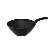 Сковорода литая Повар Люкс WOK 28  черная