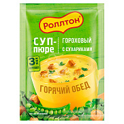Суп-пюре Роллтон гороховый с сухариками 21г
