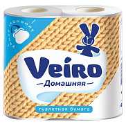 Туалетная бумага Veiro Домашняя 2 слоя 4 рулона