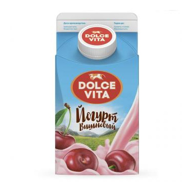 БЗМЖ Йогурт Dolce Vita 2,5% 0,45 Вишня
