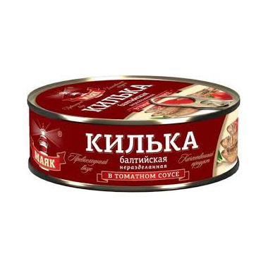 Килька Маяк в томатном соусе 250г