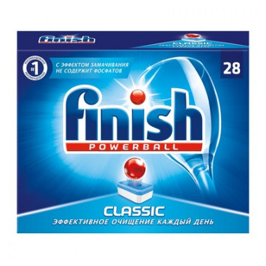 Таблетки для посудомоечной машины  FINISH Classic 28шт