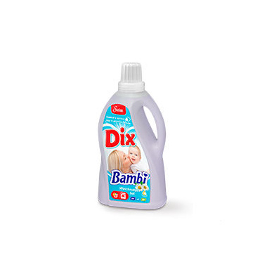 Средство моющее для стирки детского белья DIX Гель Bambi жидкое 1,5л