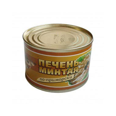 Печень минтая По-приморски 240г Астраханские консервы