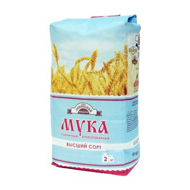Мука пшеничная хлебопекарная 5кг в/с Любинский ТД
