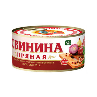 Свинина пряная ГОСТ 325г