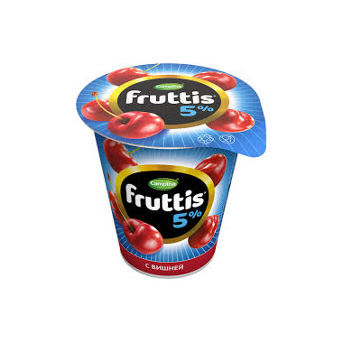 БЗМЖ Йогурт продукт Фруттис Сливочное лакомство 5% Вишня 290г