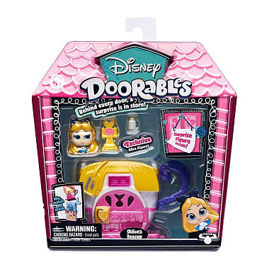 Игровой набор Disney Doorables Алиса в стране чудес 2 фигурки