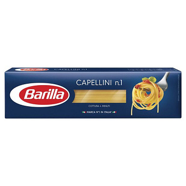 Паста Barilla Capellini №1 450г группа А