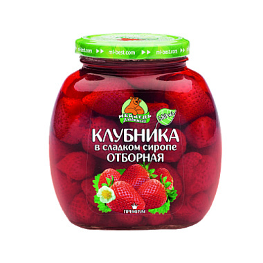 Клубника Медведь Любимый отборная 580мл
