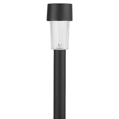Садовый светильник ЭРА Sl-pl30 на солнечной батарее пластиковый черный 30 см