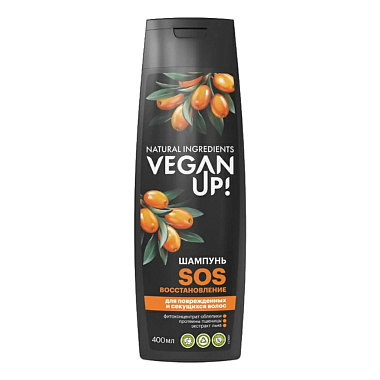 Шампунь Либридерм VeganUp 400мл SOS-восстановление/Увлажняющий