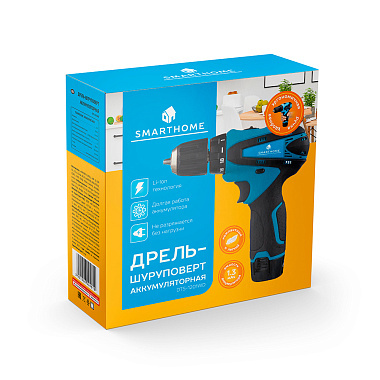 Дрель-шуруповерт SmartHome аккумуляторная DTS-1201WD 12V