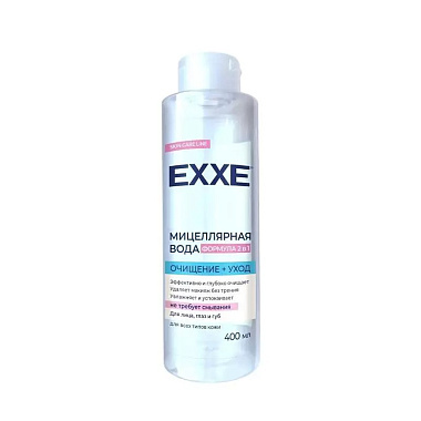 Мицелярная вода Exxe 400мл Очищение+уход