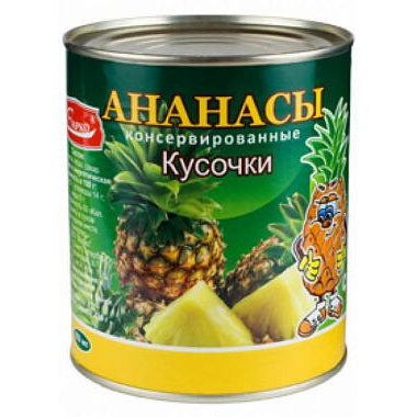 Ананасы Барко кусочки 580мл/ 565г